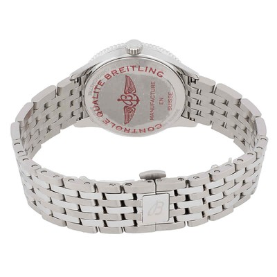 Pre-owned Breitling Navitimer Quartz Chronometer Diamond Ladies Watch A77320d91k1a1