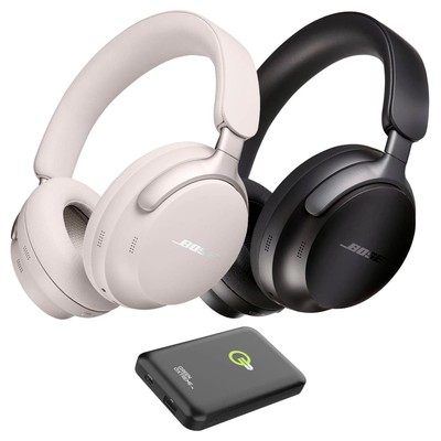 Беспроводные накладные наушники Bose QuietComfort Ultra Черный, белый, Блок питания