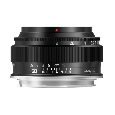 TTArtisan 50mm f/2 for Canon RF mount camera (EOS R, Full Frame) =Black=