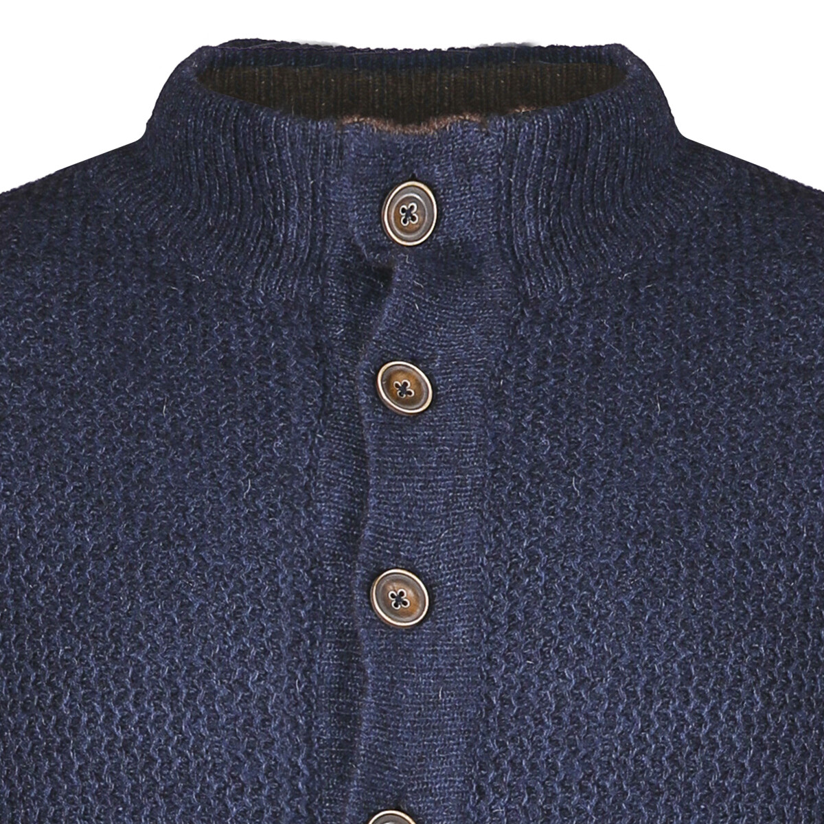 GWEIH UND SILK STRICKJACKE OLIVER IN BLAU VON GWEIH UND SILK