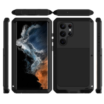 For Samsung S24 Ultra S23 S22 S21 Note20 S20 S10+ Shockproof Aluminum HEAVY Case