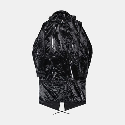 Rains String Parka / Size S / Mid-Length / Mens / Black / Polyester