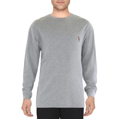 Ralph Lauren Mens Gray Waffle Sleep Shirt Loungewear Big & Tall 3X BHFO 5210