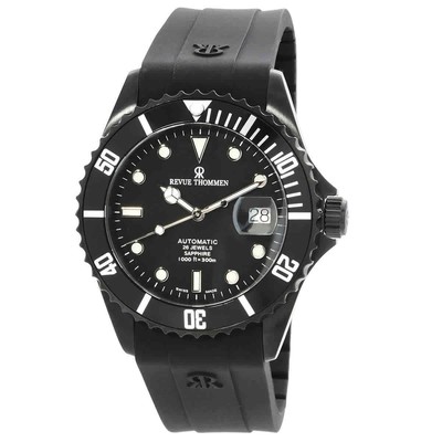 Revue Thommen Diver Automatic Black Dial Mens Watch 17571.2877