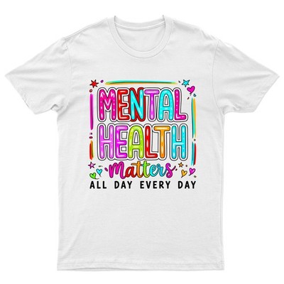 Mental Health Matters All Day Every Day Awareness Camiseta para hombre Camise...