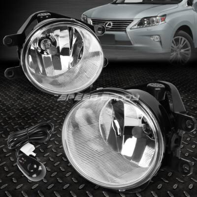 ДЛЯ 13-15 LEXUS RX350/RX450H С ПРОЗРАЧНЫМИ ЛИНЗАМИ OE ВОДИТЕЛЬСКАЯ ПАРА ПРОТИВОТУМАННЫХ ФАР + ВЫКЛЮЧАТЕЛЬ