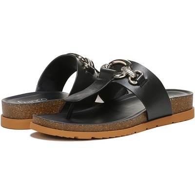 

Женские кожаные сандалии без шнуровки Franco Sarto Brielle BHFO 1687, Black leather, Brielle