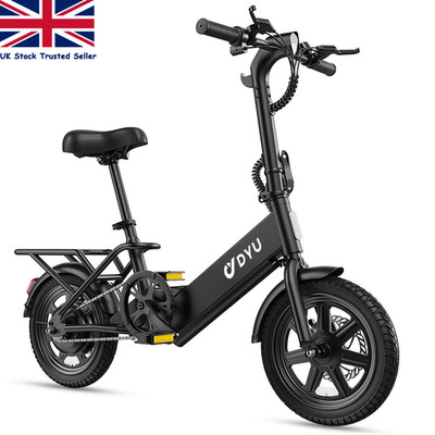 DYU C3-14MINI 14" Foldable Electric Bike Compact ideal for Commuters Gift