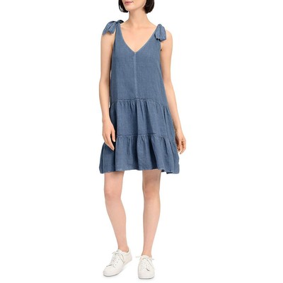 

Splendid Womens Многоуровневое мини-платье прямого кроя Carolina BHFO 8552