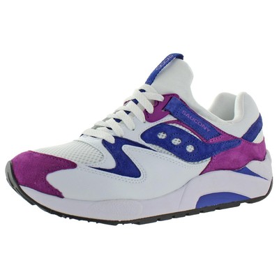

Мужские кроссовки Saucony Grid 9000 White Mesh кроссовки 10 Medium (D) BHFO 6535, White/purple