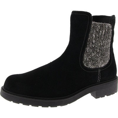 Женские ботинки Челси Clarks Opal Sky черного цвета на молнии 8 Medium (B,M) BHFO 4341