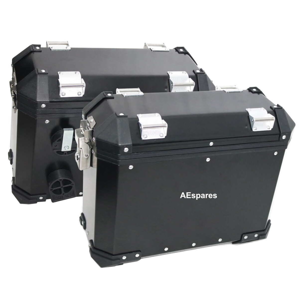 Fits Royal Enfield Himalayan 411 Aluminium Panniers Black Box Packed Set 26L