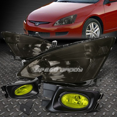 ЗАТЕМНЕННАЯ ФАРА + ЧЕТКИЙ СИГНАЛ ПОВОРОТА + ЖЕЛТЫЙ ПРОТИВОТУМАННЫЙ ФОНАРЬ + ПЕРЕКЛЮЧАТЕЛЬ ДЛЯ 03-07 ACCORD 2/4DR