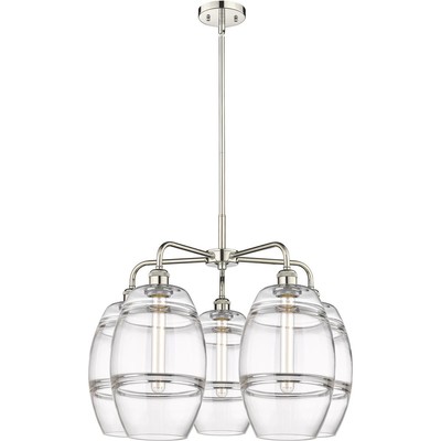 Innovations Lighting 516-5CR-PN-G557-8CL Ballston Vaz Chandelier Polished Nickel