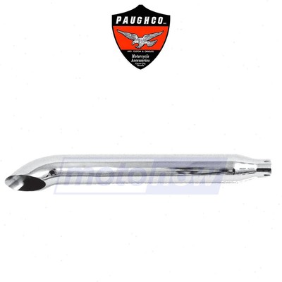 Paughco 3in. Turnout/Down Muffler for 1964 Harley Davidson FLF - Exhaust ex