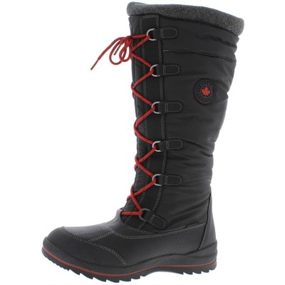 

Женские черные однотонные зимние ботинки Cougar Canuck, верхняя одежда 11, средний размер (B,M) BHFO 7564, Черный