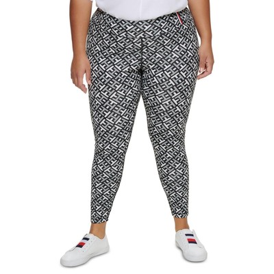 

Tommy Hilfiger Sport Женские дневные леггинсы с высокой посадкой и принтом Plus BHFO 4917