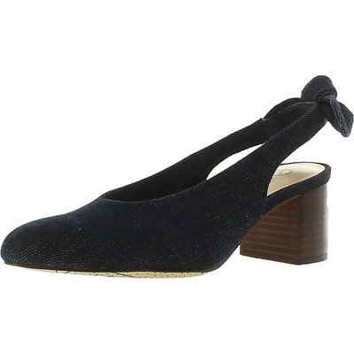

Bella Vita Женские туфли на каблуке с открытой пяткой Joni Blue 5,5 средний (B,M) BHFO 4726, Джинса, Joni
