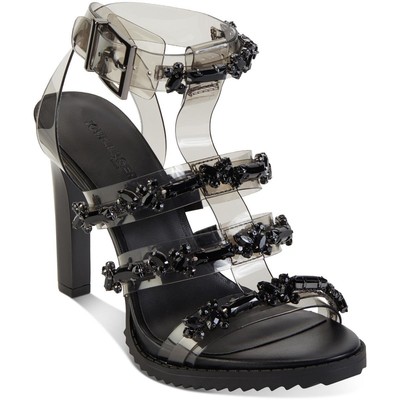 Karl Lagerfeld Paris Womens Bristol Slingback Caged Модные туфли на каблуке BHFO 9480