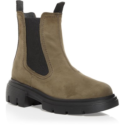 

Женские замшевые ботинки челси Paul Green для подростков, обувь BHFO 5691, Olive nubuck, Junior Lug