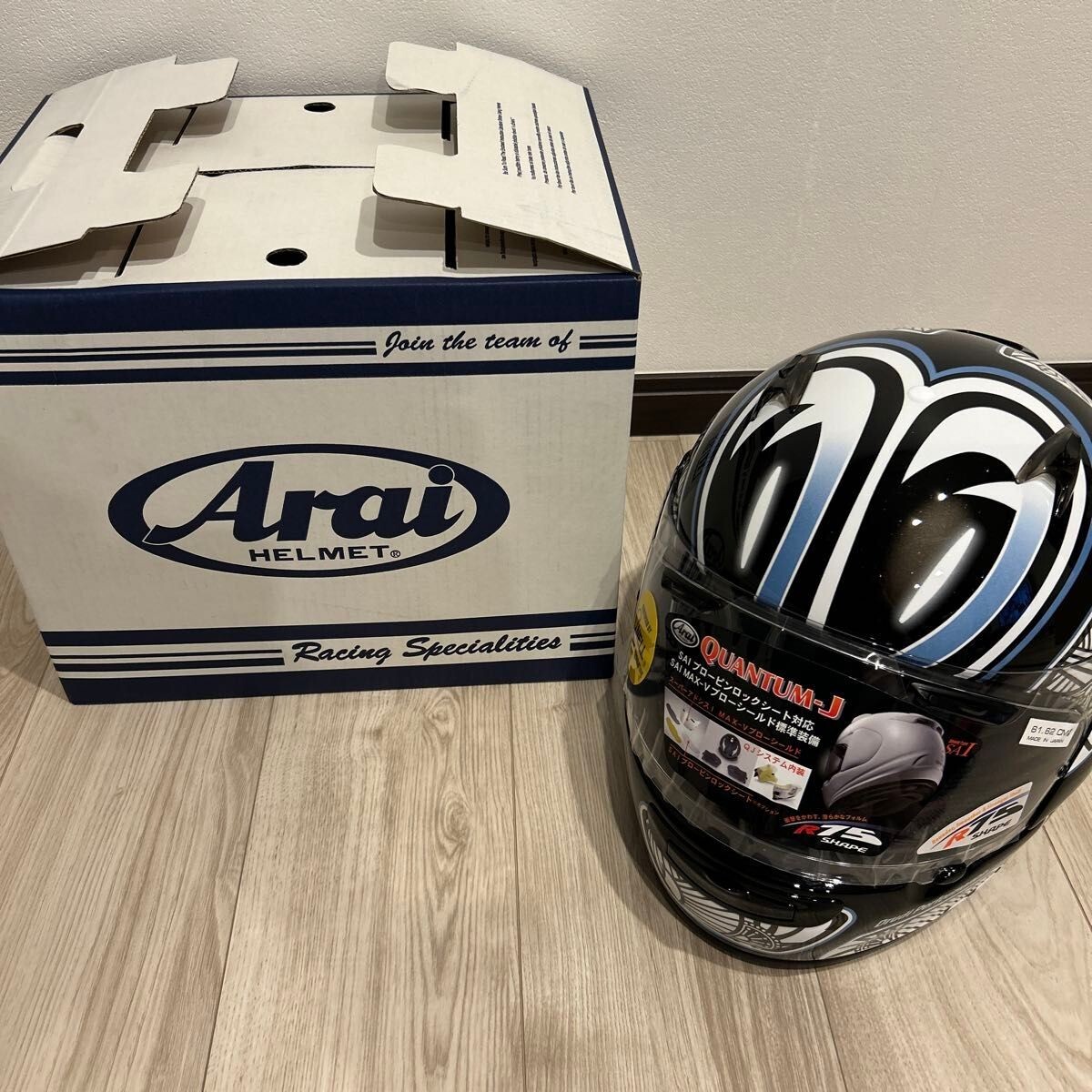 Arai QUANTUM-J Nakano Replica Full Face Helmet XL:61-62cm