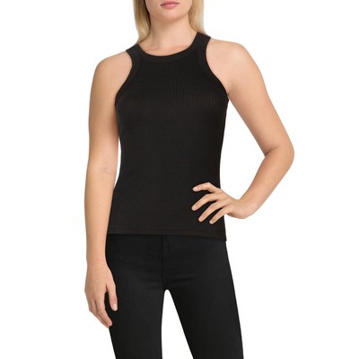 

Женская черная трикотажная рубашка в рубчик WSLY, майка Cami  BHFO 4727, Черный