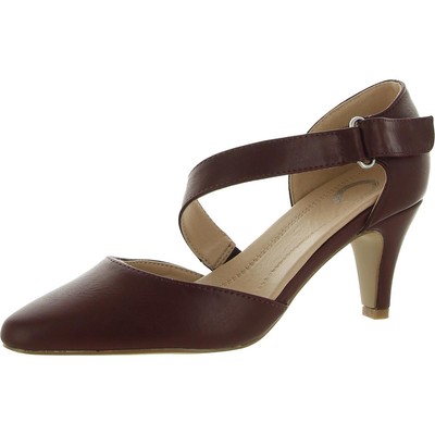 

Женские туфли-лодочки Journee Collection красные с острым носком 5,5 средний (B,M) BHFO 2845, Красный, BHFO