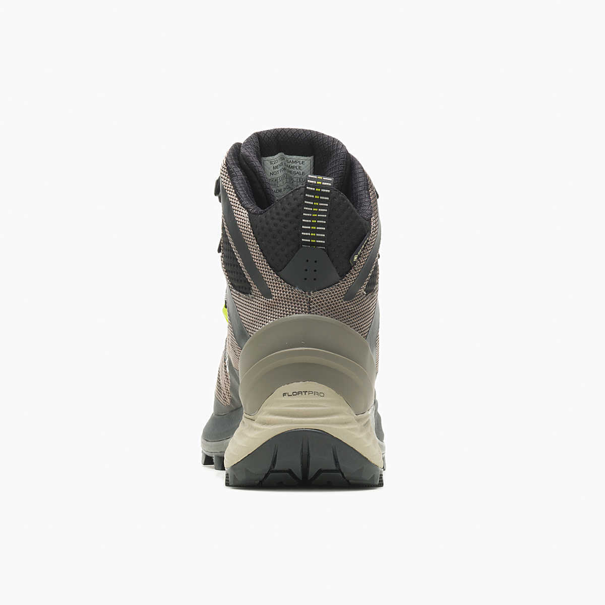 Pre-owned Merrell Mens  Rogue Hiker Mid Gore Tex Boulder Waterproof Mesh Hiking Shoes In Gray