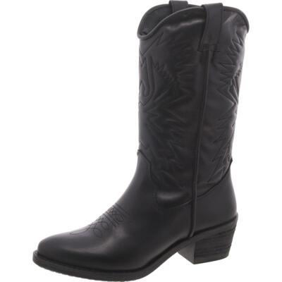 Steve Madden Womens Hayward Laceless Cowboy, Western Boots Shoes BHFO 7441