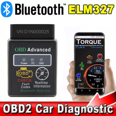 NEWEST Bluetooth OBD2 OBDII Car Diagnostic Scanner Auto Fault Code Reader ELM327