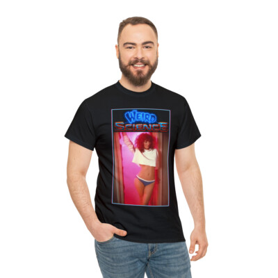 Weird Science Creation of Lisa aka Kelly LeBrock Unisex Heavy Cotton Tee