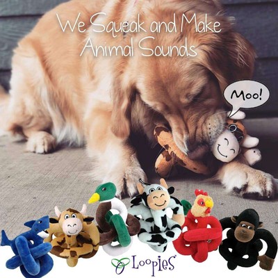 Talking Gorilla Plush Dog Toy - Animal Sound Chip! by Loopies