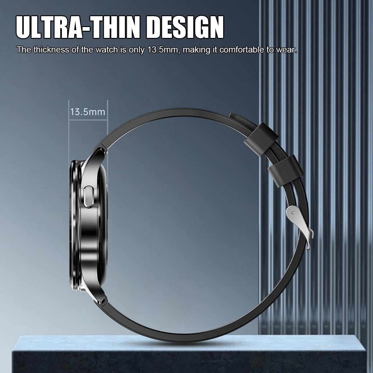 Smart Watch with Earbuds Men Smartwatch 2 in 1 Wireless Headset For iOS Android