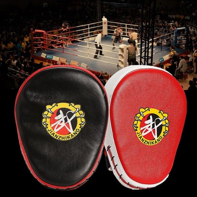 2 Pacs Pro Boxing Mitt Glove Hand Kick Target Thick Focus Punch Pad Training
