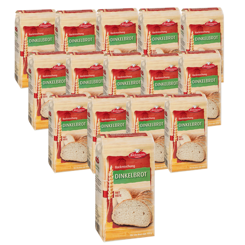 BIELMEIER KÜCHENMEISTER Brotbackmischung Dinkelbrot 15 Stück á 500 g made in Ger