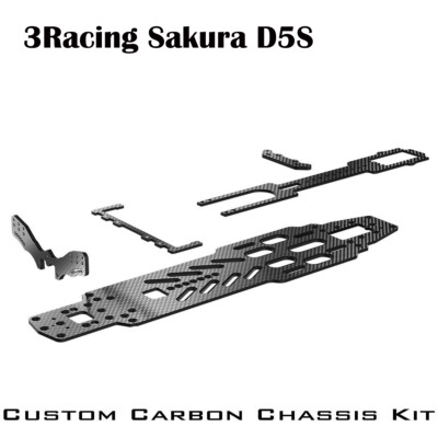 Carbon Main Deck Chassis Kit for 3Racing Sakura D5 S D5S Drift rRacing Car