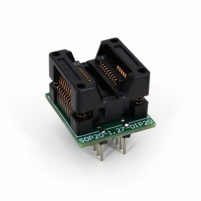 SOP20 to DIP20 Pitch 1.27mm OTS-20-1.27-01 IC Programmer Adapter Test Socket