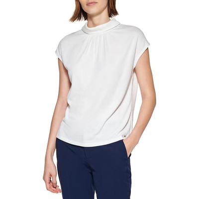 Женский топ-водолазка с текстурой слоновой кости от Tommy Hilfiger L BHFO 7476