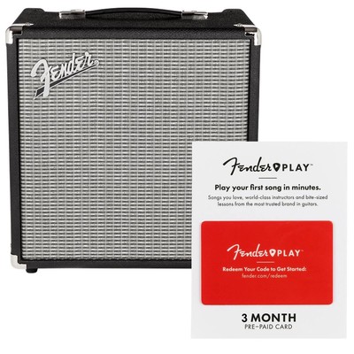 Басовый усилитель Fender Rumble 25 (V3) с 8 динамиками, карта предоплаты на 3 месяца