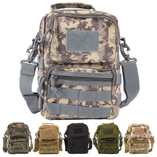 Men's Molle Crossbody Sling Messenger Shoulder Pack