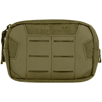 Pentagon Elpis 15x10 Utility Pouch Tactical Police Airsoft Hunting MOLLE Olive
