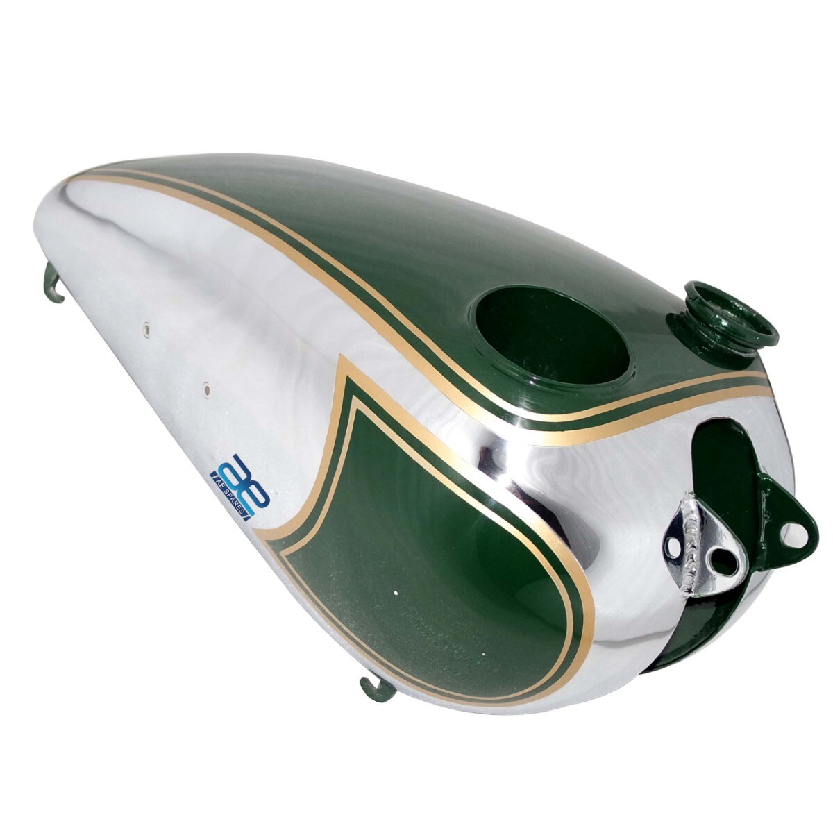 BSA C10 C11 250 Silver Chrome plated Petrol Fuel Gas Tank with 120 MPH Speedometer & Cap  