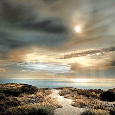 27W''x27H'' SENSE OF DIRECTION by WILLIAM VANSCOY - PATHWAY TO OCEAN CLOUDS CANVAS