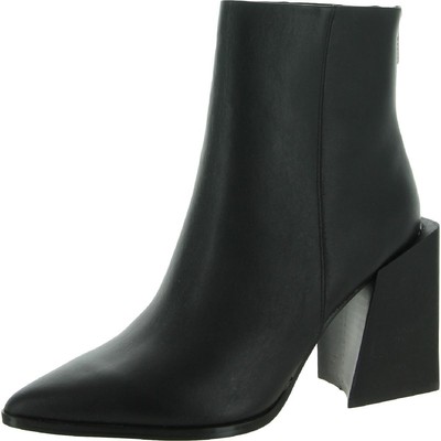 

Женские кожаные ботильоны Steve Madden Tish с острым носком на молнии BHFO 4372, Tish