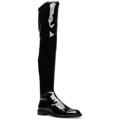 Женские ботфорты Schutz S-Kaolin черного цвета выше колена Shoes 6 Medium (B,M) BHFO 9004