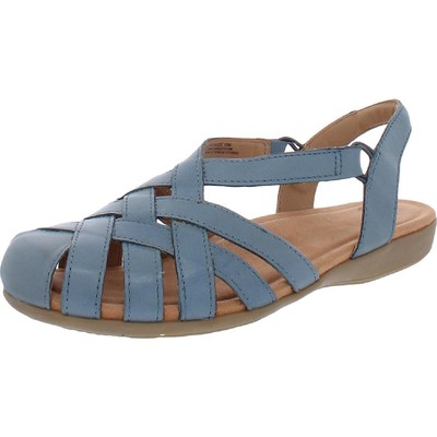 

Женские сандалии Earth Origins Belder Berri синие со стопкой 7, средний (B,M) BHFO 5330, Moroccan blue leather, Belder Berri