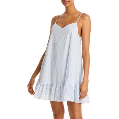 Женское летнее мини-платье с цветочным рисунком цвета морской волны, синее, XL BHFO 4970