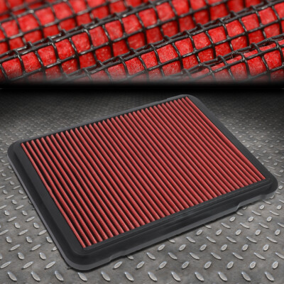 ДЛЯ 98-07 LAND CRUISER / LX470 4.7L V8 МОЮЩИЙСЯ ВОЗДУШНЫЙ ФИЛЬТР С ОТКИДЫВАЮЩЕЙСЯ ПАНЕЛЬЮ, КРАСНЫЙ