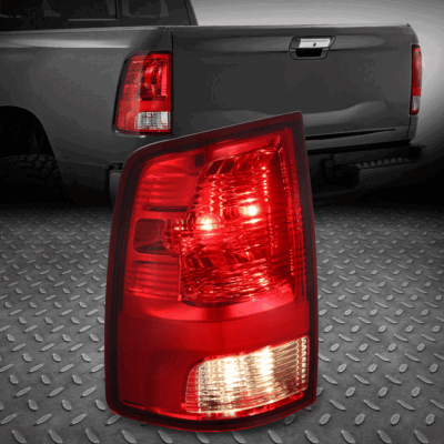 For 09-22 Dodge Ram 1500 2500 3500 Red Lens Rear Tail Light Brake Lamp Left