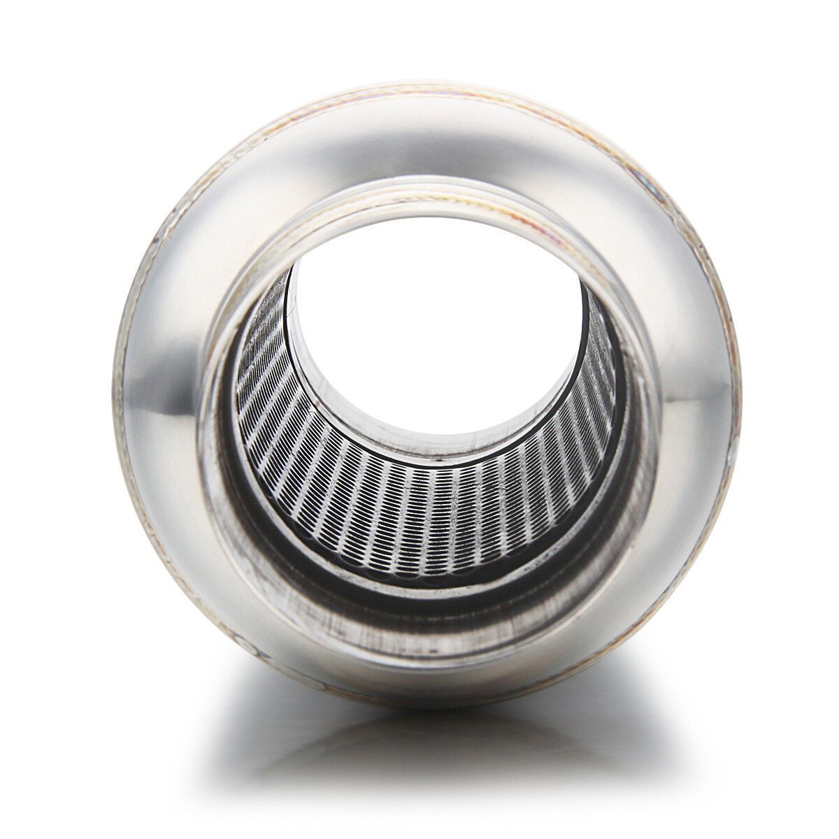 2.5" Inlet 2.5" Outlet Performance Mufflers Exhaust/Resonator SS Universal